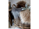 Chic Antique Pelzimitat 40 x 40 cm, Mokka