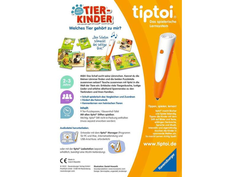 tiptoi Puzzle Alle meine Tierkinder