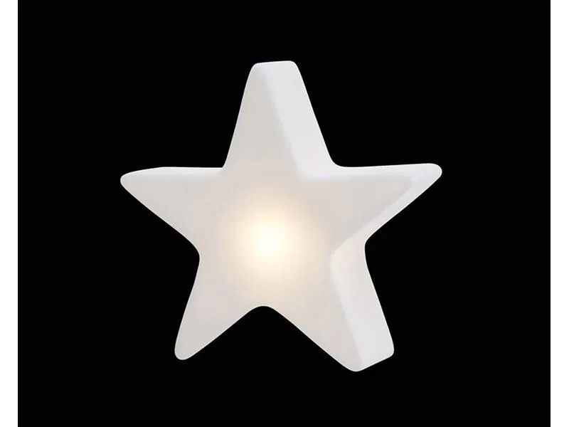 8 Seasons Design Motivlicht LED Shining Star Micro XS 9 cm, Weiss
