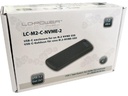 LC-Power Externes Gehäuse LC-M2-C-NVME-2 M.2