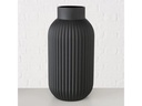 Boltze Vase Nordika 22 cm, Schwarz matt