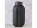 Boltze Vase Nordika 22 cm, Schwarz matt