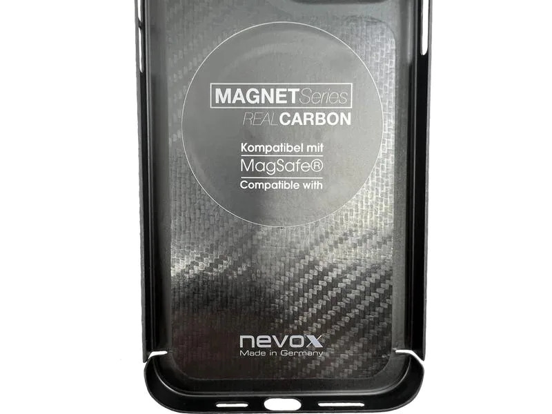 Nevox Back Cover Carbon Magnet Series iPhone 14 Plus Schwarz