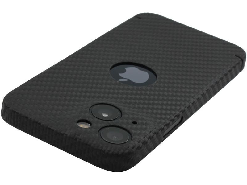 Nevox Back Cover Carbon Series Logo iPhone 14 Schwarz