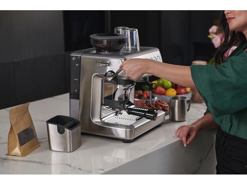 Sage Siebträgermaschine Barista Express Impress Edelstahl