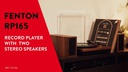 Fenton Plattenspieler Set RP165B Braun
