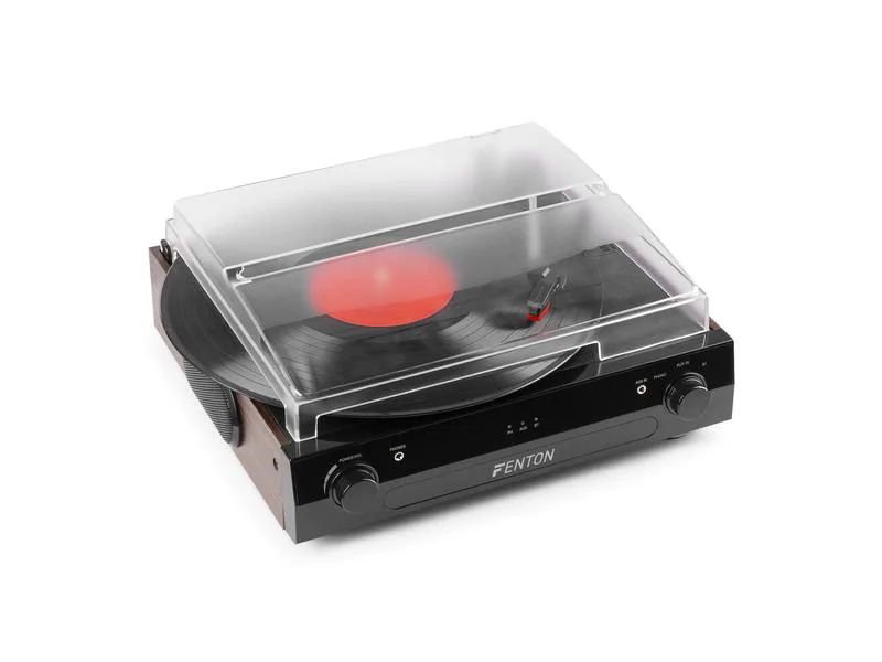 Fenton Plattenspieler mit Bluetooth RP102B Braun