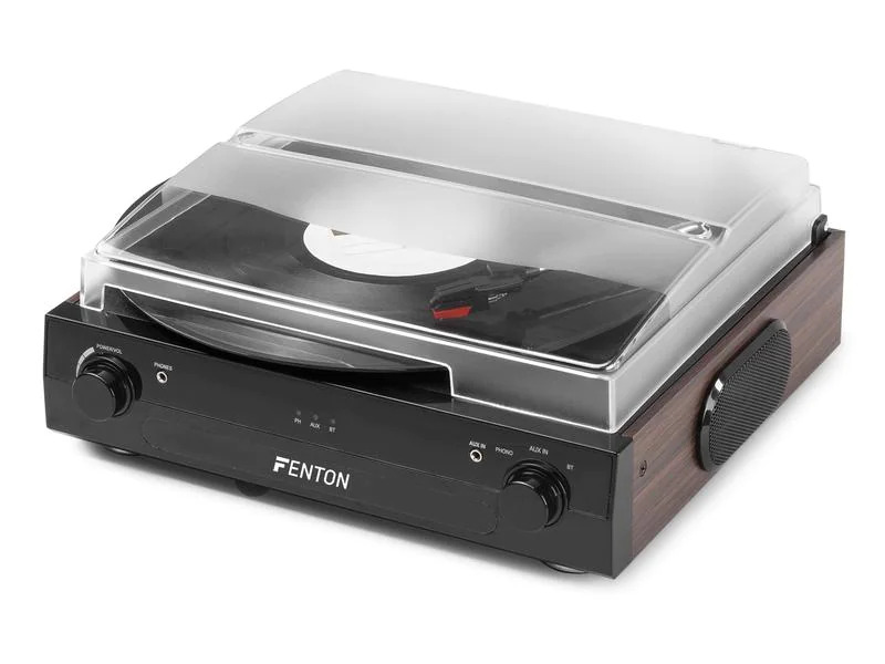 Fenton Plattenspieler mit Bluetooth RP102B Braun