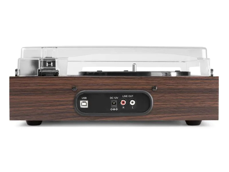 Fenton Plattenspieler mit Bluetooth RP102B Braun