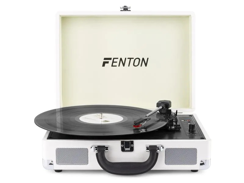 Fenton Plattenspieler mit Bluetooth RP115 Weiss