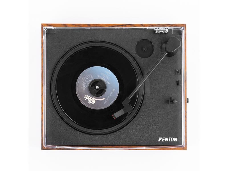 Fenton Plattenspieler mit Bluetooth RP170L Braun