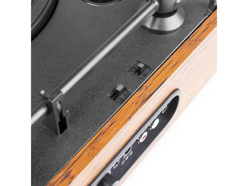 Fenton Plattenspieler mit Bluetooth RP170L Braun