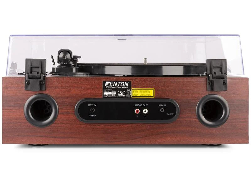 Fenton Plattenspieler mit Bluetooth RP180 Dunkelbraun