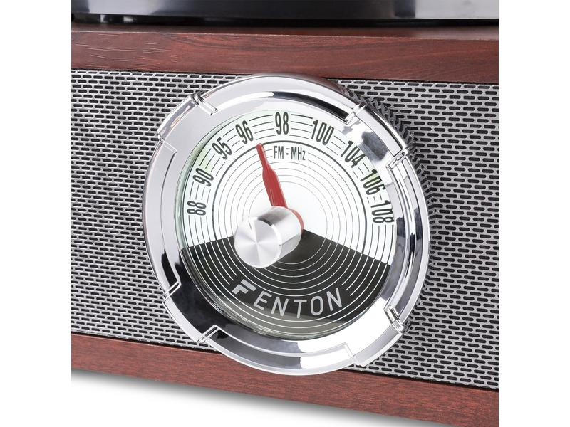 Fenton Plattenspieler mit Bluetooth RP180 Dunkelbraun