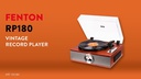 Fenton Plattenspieler mit Bluetooth RP180 Dunkelbraun