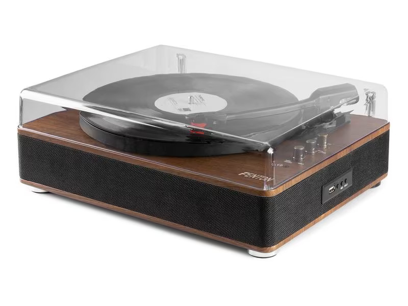 Fenton Plattenspieler mit Bluetooth RP305 Braun