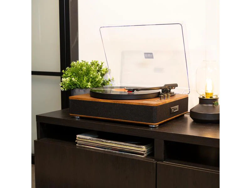 Fenton Plattenspieler mit Bluetooth RP305 Braun