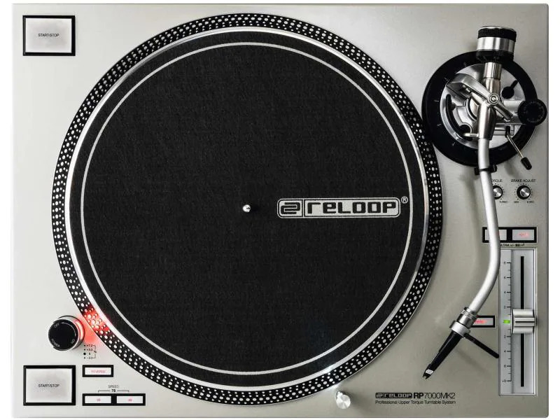 Reloop Plattenspieler RP-7000 MKII Silber