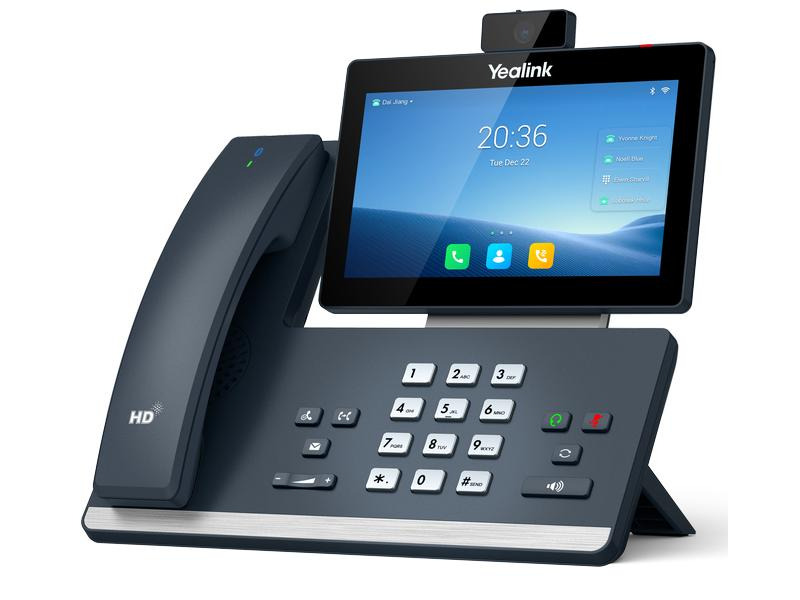 Yealink Tischtelefon T58W Pro mit Kamera Grau
