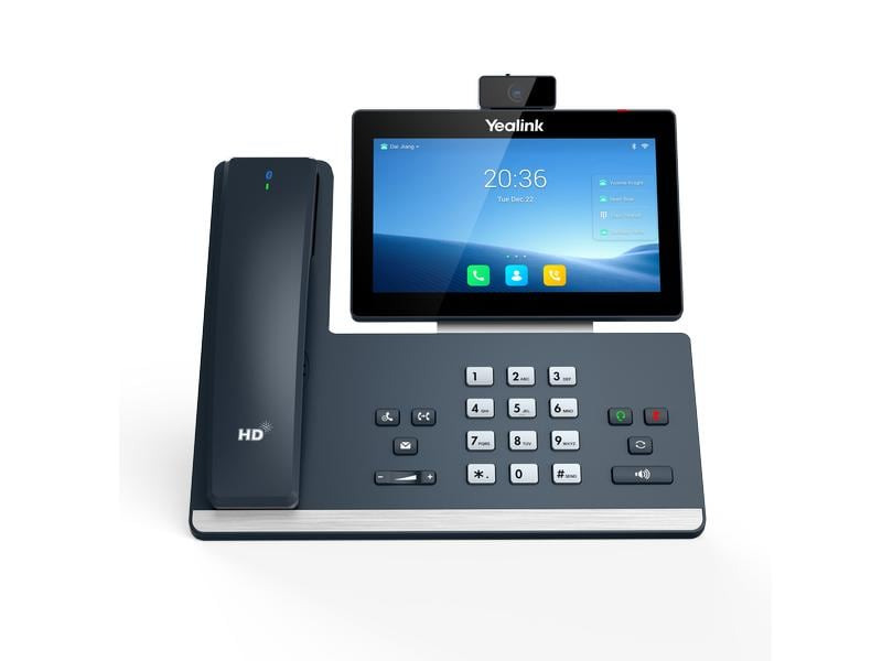 Yealink Tischtelefon T58W Pro mit Kamera Grau