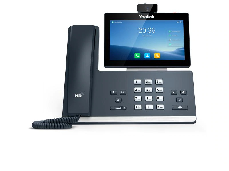 Yealink Tischtelefon T58W mit Kamera Grau