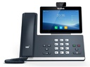 Yealink Tischtelefon T58W mit Kamera Grau