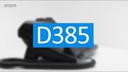 snom Tischtelefon D385N Schwarz