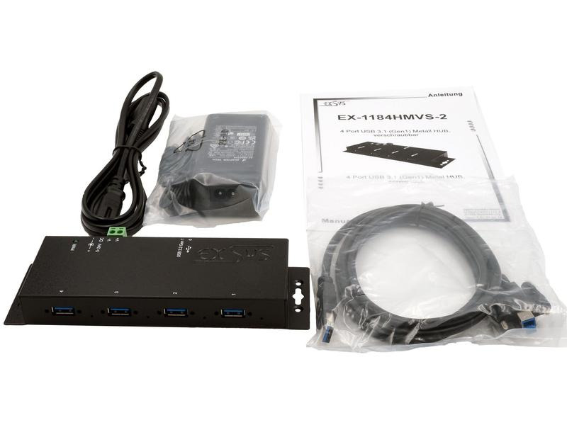 Exsys USB-Hub EX-1184HMVS-2