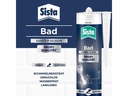 Sista Dichtmasse Bad Profi-Qualität Silikon Transparent, 280 ml