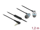Delock In-Ear-Kopfhörer für Smartphones und Tablets Schwarz
