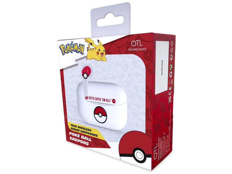 OTL True Wireless In-Ear-Kopfhörer Pokémon Pokéball Weiss
