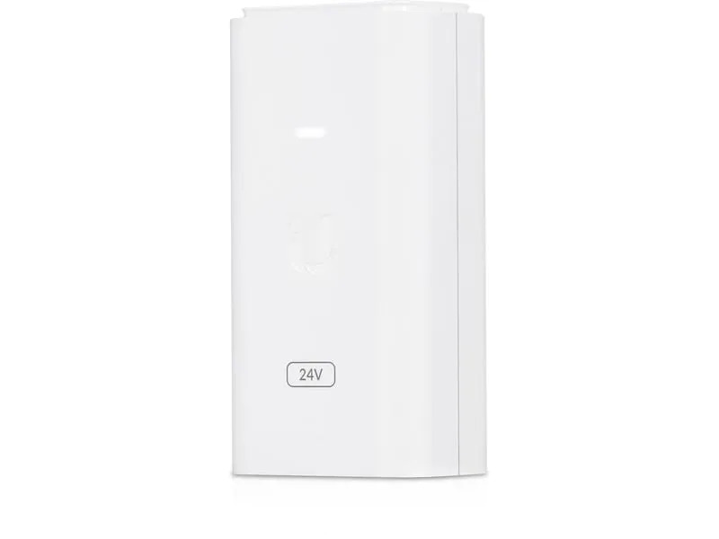 Ubiquiti PoE Injector POE-24-12W-G-WH 24 Volt GE passiv, 12 Watt