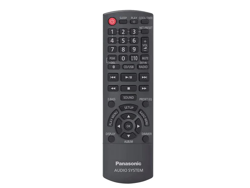 Panasonic Micro-HiFi Anlage SC-PMX802E Schwarz/Silber