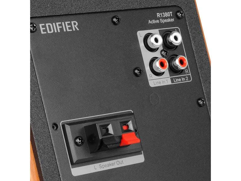 Edifier Regallautsprecher Paar R1380DB Braun, Schwarz