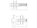 DSS TV-Lift 546 für Wand und Decke, max. 70 kg