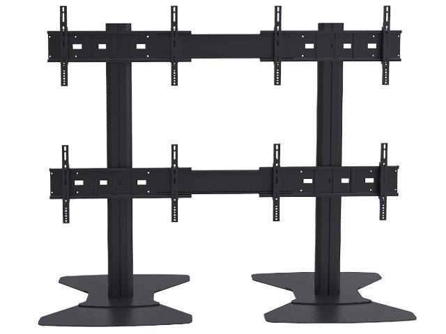 Multibrackets TV-Trolley Video Wall Stand 4-Screens 9710 Schwarz