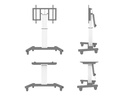 Neomounts by NewStar TV-Trolley PLASMA-M2500T Silber