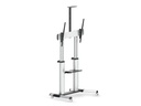 PureMounts TV-Trolley PMP PDS-0011C Silber/Schwarz