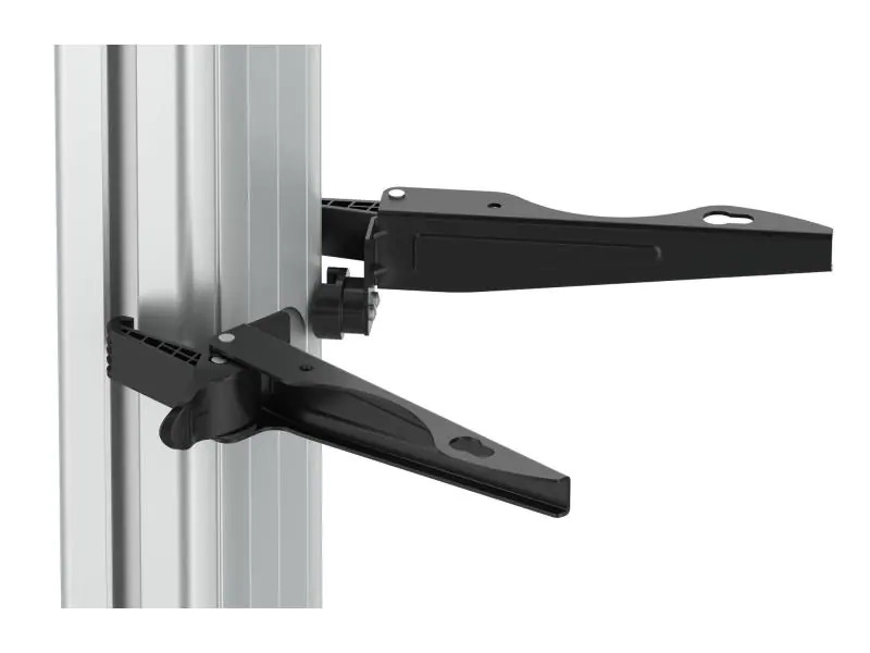 PureMounts TV-Trolley PMP PDS-0011C Silber/Schwarz