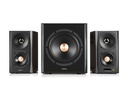 Edifier Regallautsprecher Paar S350DB mit Subwoofer Braun