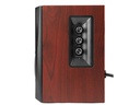 Edifier Regallautsprecher Paar S350DB mit Subwoofer Braun