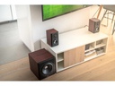 Edifier Regallautsprecher Paar S350DB mit Subwoofer Braun