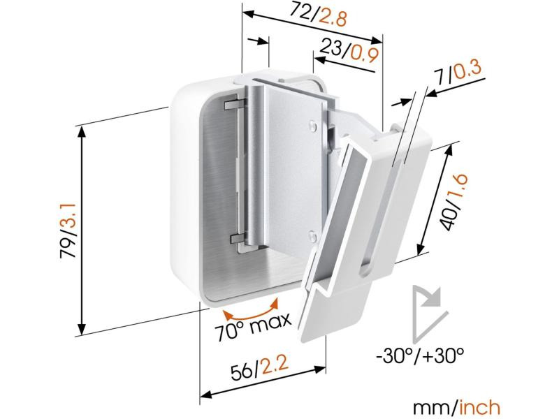 Vogel's Wandhalterung 3200 , Weiss