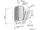 Vogel's Wandhalterung 3200 , Weiss