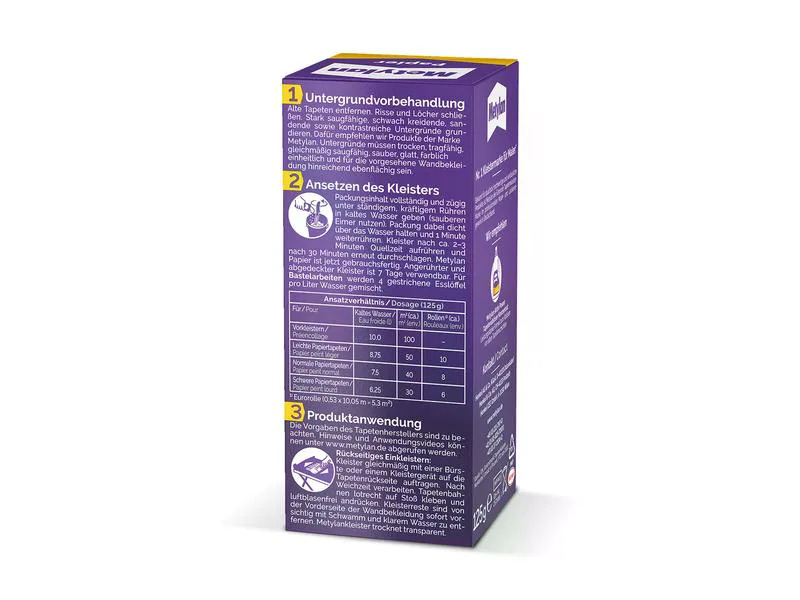 Metylan Kleister für Papiertapeten 125 g