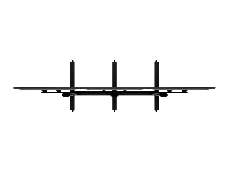 Multibrackets Wandhalterung Video Wall Stand 3-screens 9789 Schwarz