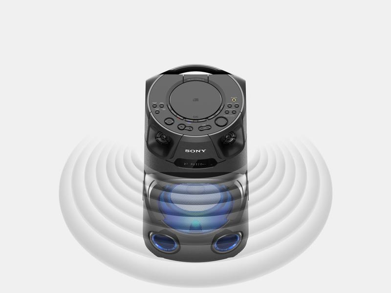 Sony Musik-System MHC-V13D Schwarz