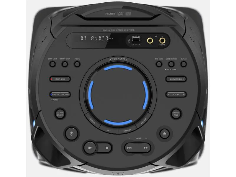 Sony Musik-System MHC-V43D Schwarz