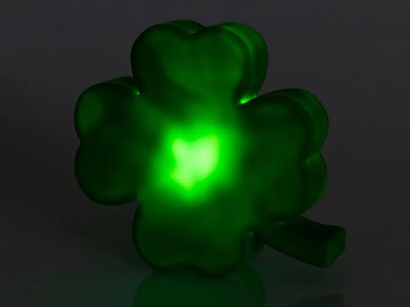 8 Seasons Design Motivlicht Shining Luck Micro S, Grün