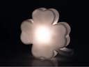8 Seasons Design Motivlicht Shining Luck Micro S, Weiss